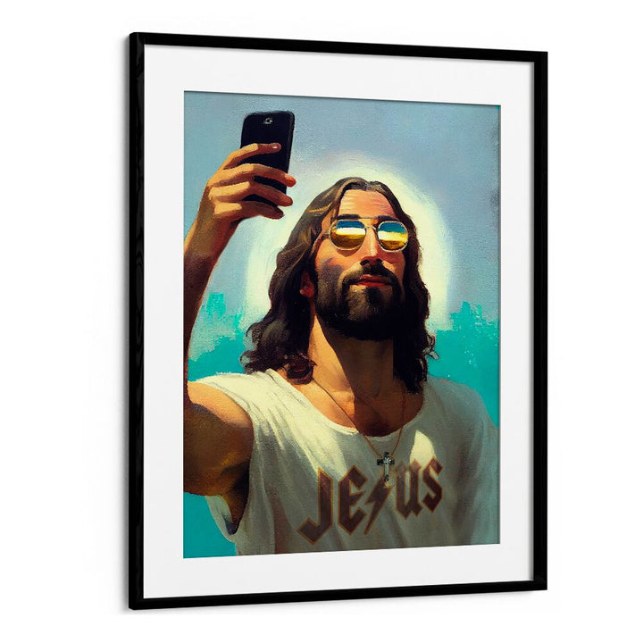 Stylish I AM JESUS, ALTERED ART PRINTS by Dikhotomy, blending creativity and spirituality for your home decor.