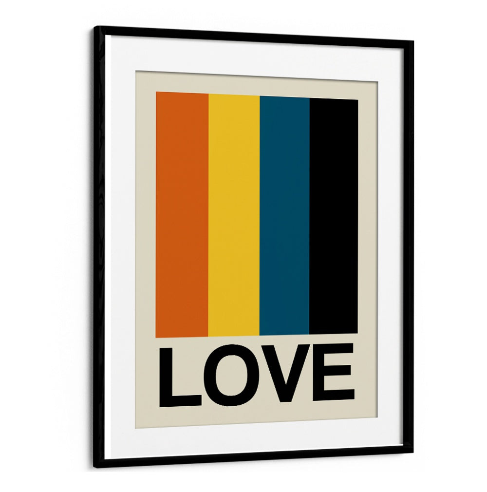 Vibrant RETRO STRIPE LOVE SUNDAZE, QUOTES poster adds nostalgic flair to any space, perfect for stylish decor.