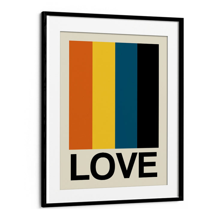 Vibrant RETRO STRIPE LOVE SUNDAZE, QUOTES poster adds nostalgic flair to any space, perfect for stylish decor.