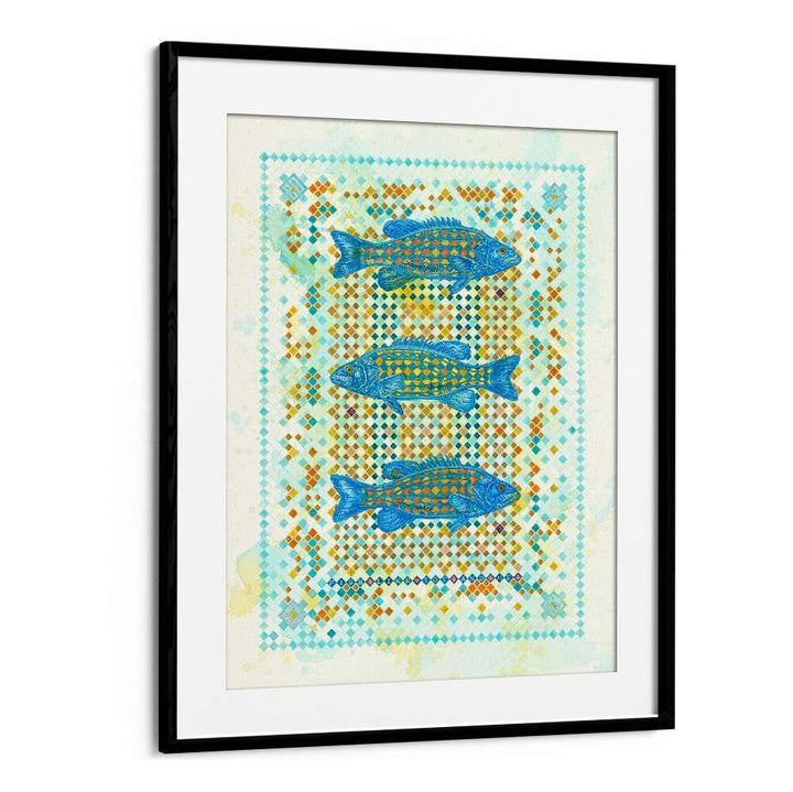 Colorful FISH LIKE YOU AND ME II, ANIMAL PAINTINGS featuring vibrant fish design, perfect for any art lover's collection.