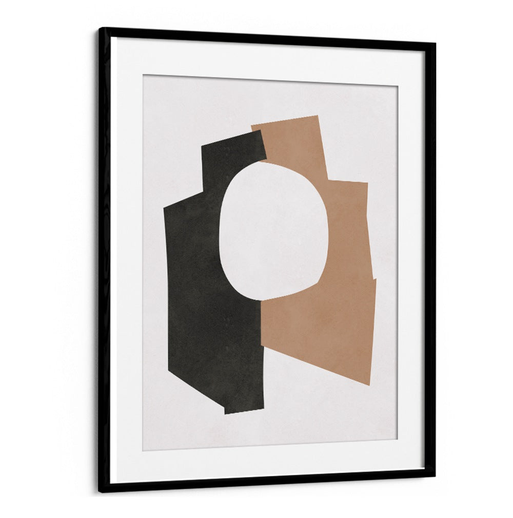 CURVED SHAPES IV, GEOMETRIC ART PRINTS feature bold, abstract designs perfect for modern decor in any space.