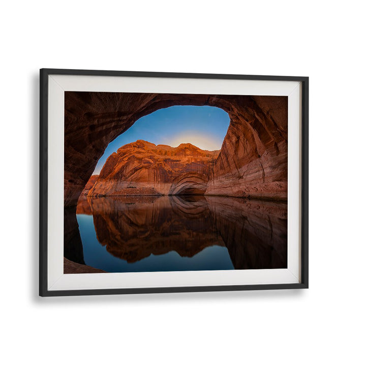 Captivating reflection of the landscape in the CATHEDRAL IN THE DESERT, PHOTOGRAPHY PRINTS perfect for your decor.