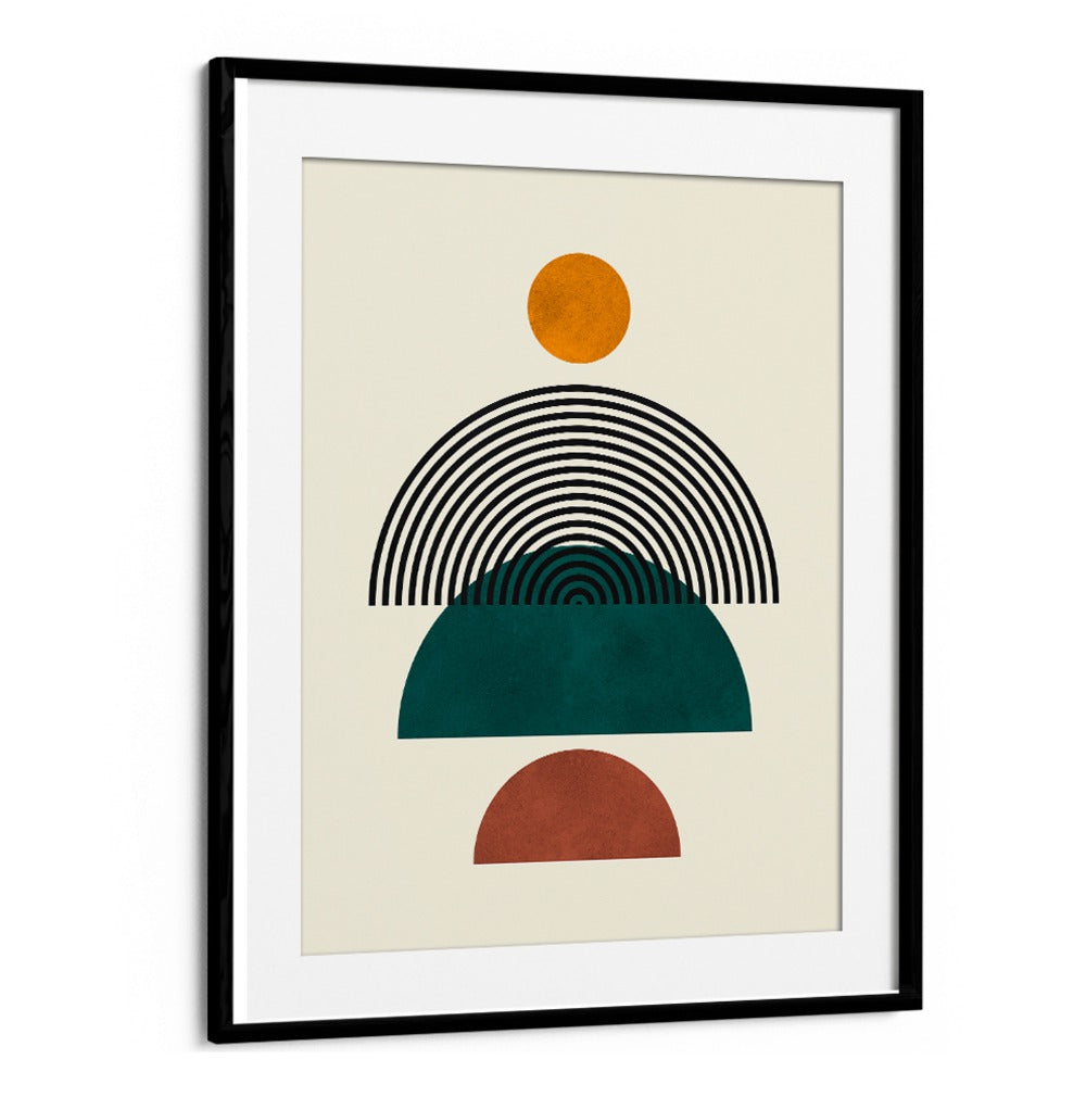 Stylish LINES AND CIRCLES VIII, BOHO ART PAINTINGS featuring elegant shapes for modern home decor and creative projects.