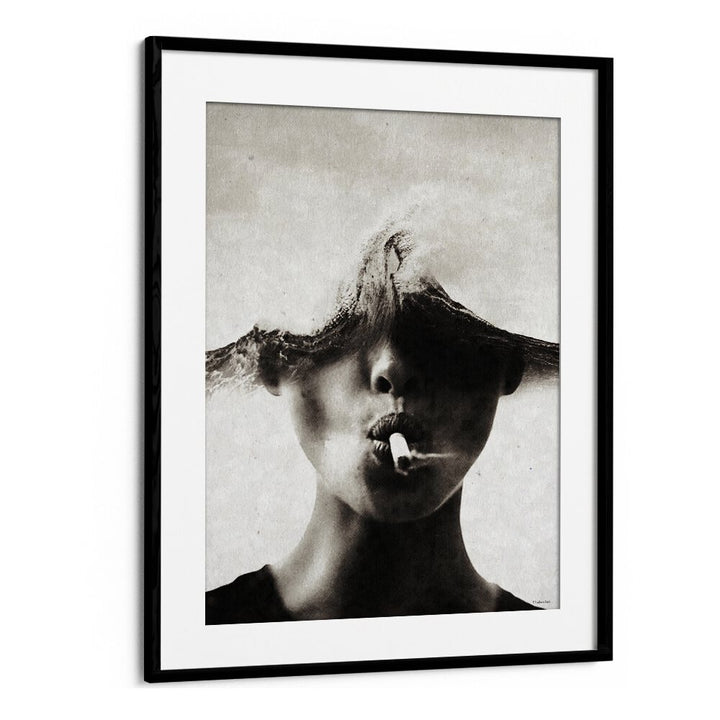 Surreal art print, THE SOUND OF WAVES, captures a unique blend of imagery and sound by Underdott.