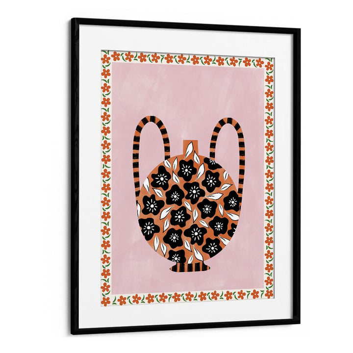 Brightly colored BOTANICAL VASE, FLORAL FLOWER PAINTINGS by Elena Ristova add elegance and charm to any space.