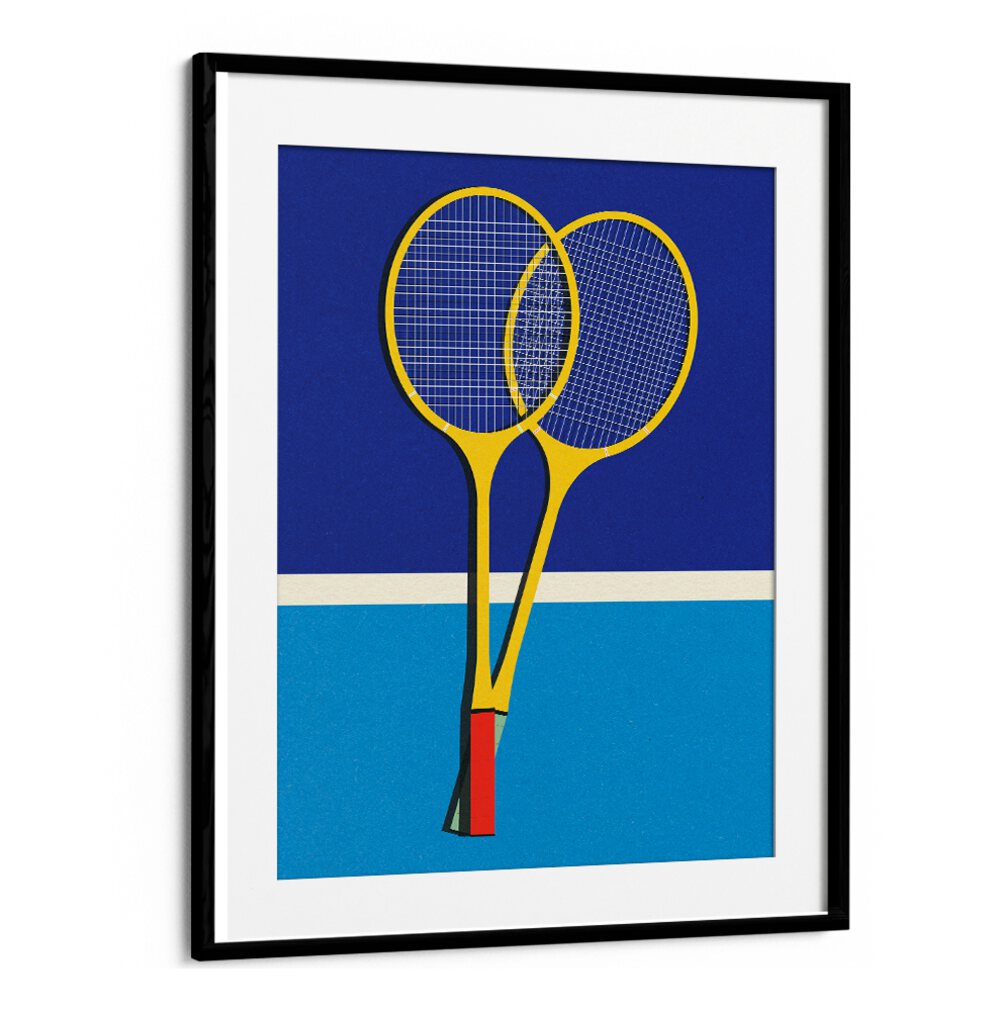 Stylish BADMINTON RACKETS, SPORTS POSTERS add a pop of color to your game room, perfect for enthusiasts and players.