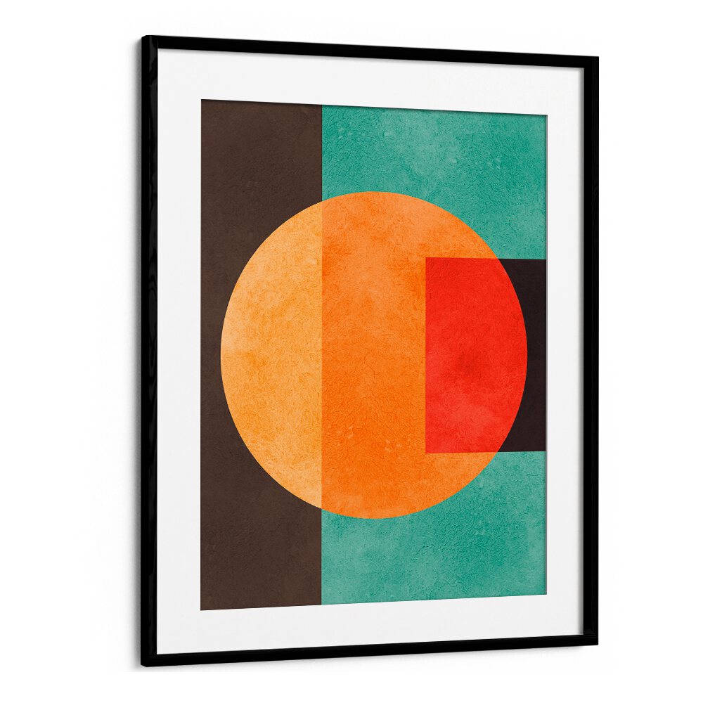 Vibrant COLORFUL GEOMETRIC COMPOSITION III, GEOMETRIC ART PRINTS, enhancing modern spaces with artistic flair.