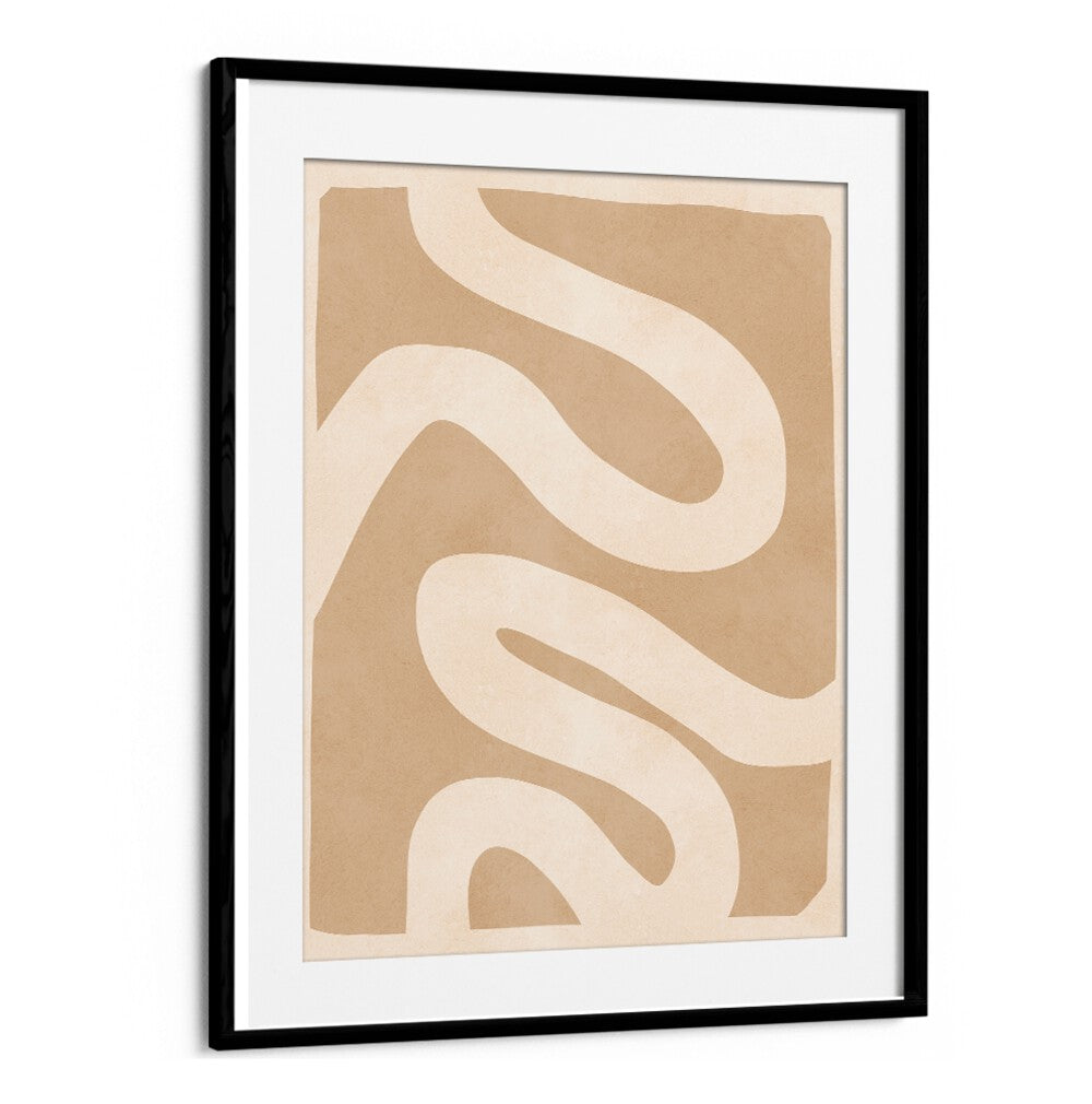 Elegant abstract art featuring flowing lines in soft tones, showcasing EXPRESSIVE LINES V, ABSTRACT PAINTINGS.