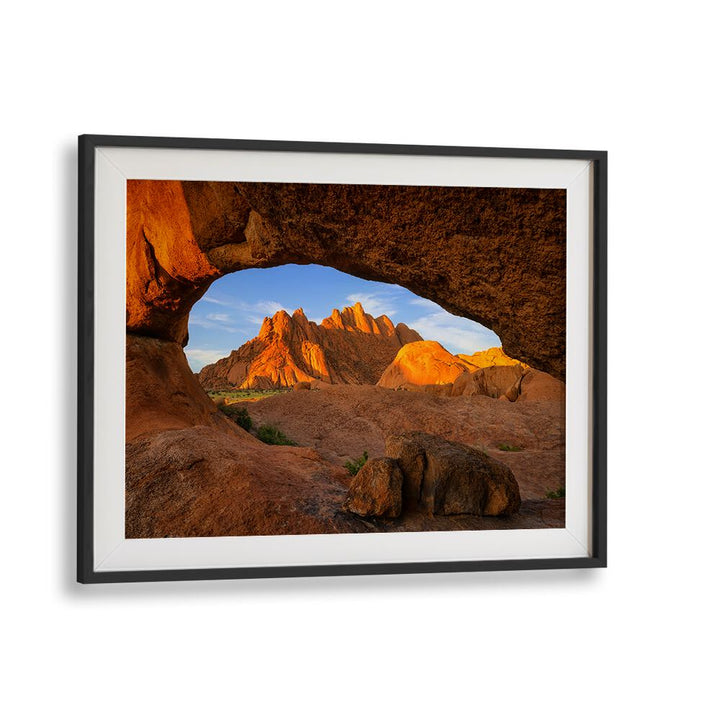 Framed SPITZKOPPEN, PHOTOGRAPHY PRINTS showcasing stunning landscapes and vibrant colors of this iconic location.