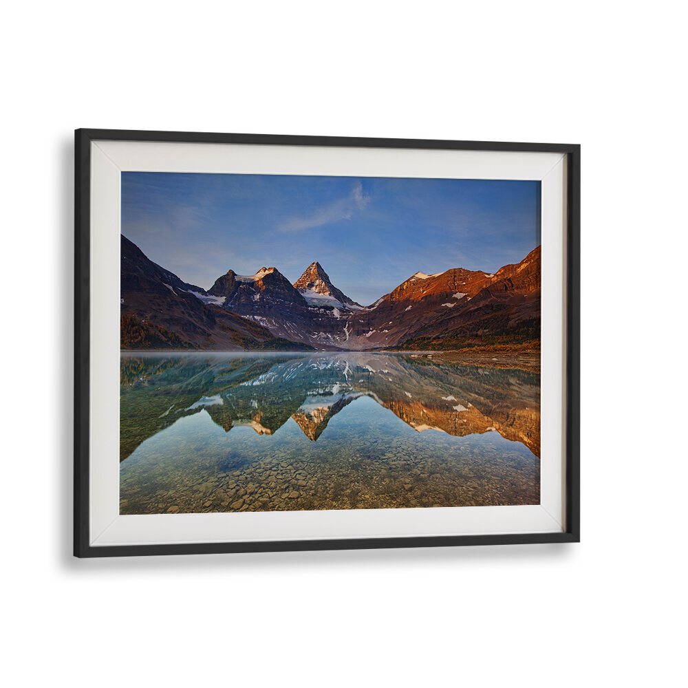 Stunning MAGOG LAKE, PHOTOGRAPHY PRINTS capturing serene lake reflections and mountain beauty, perfect for art lovers.