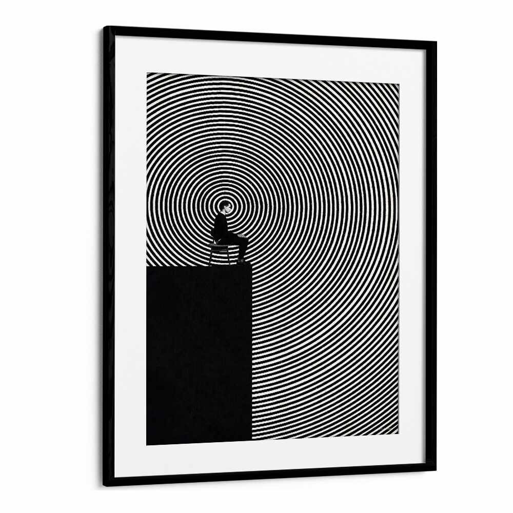 Hypnosis, geometric art prints by Underdott feature mesmerizing spirals, perfect for transforming your space.