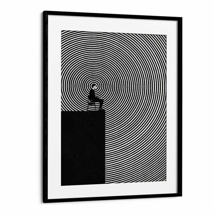 Hypnosis, geometric art prints by Underdott feature mesmerizing spirals, perfect for transforming your space.
