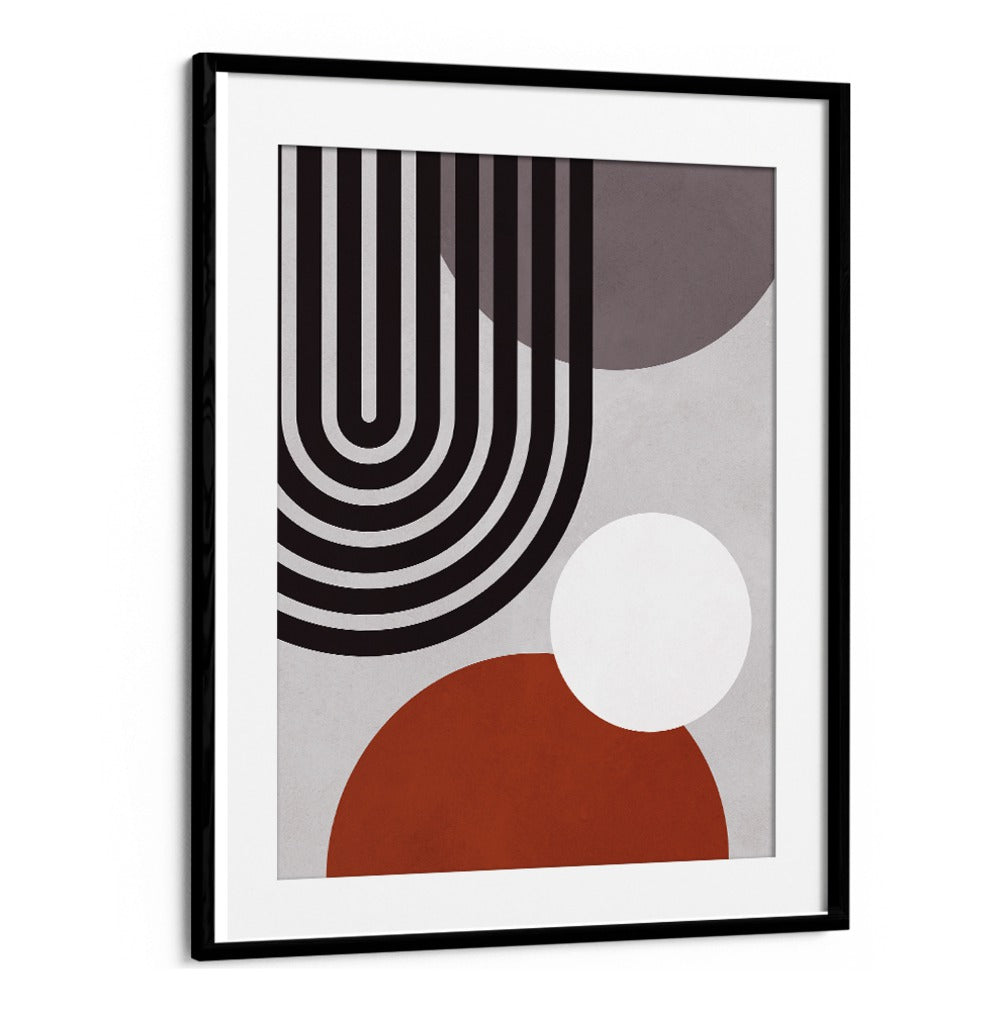 Modern LINES AND CIRCLES XII, BOHO ART PAINTINGS featuring geometric shapes for stylish decor and creative inspiration.