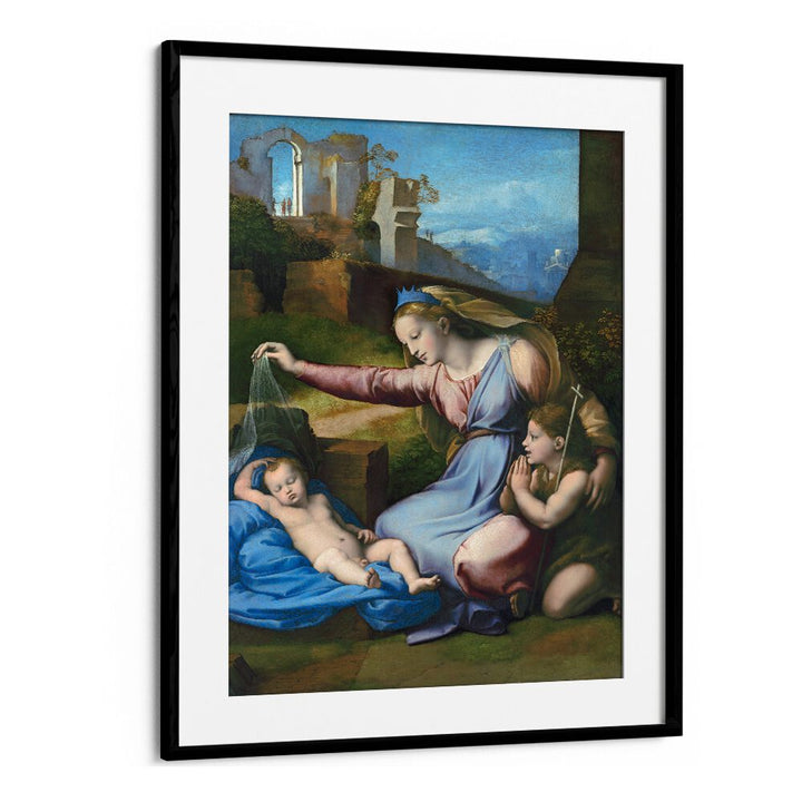 MADONNA WITH THE BLUE DIADEM  , VINTAGE PAINTINGS