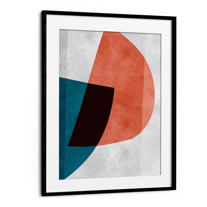 Colorful geometric shapes in a frame, showcasing ABSTRACT AND CONTEMPORARY I, ABSTRACT PAINTINGS for modern decor.