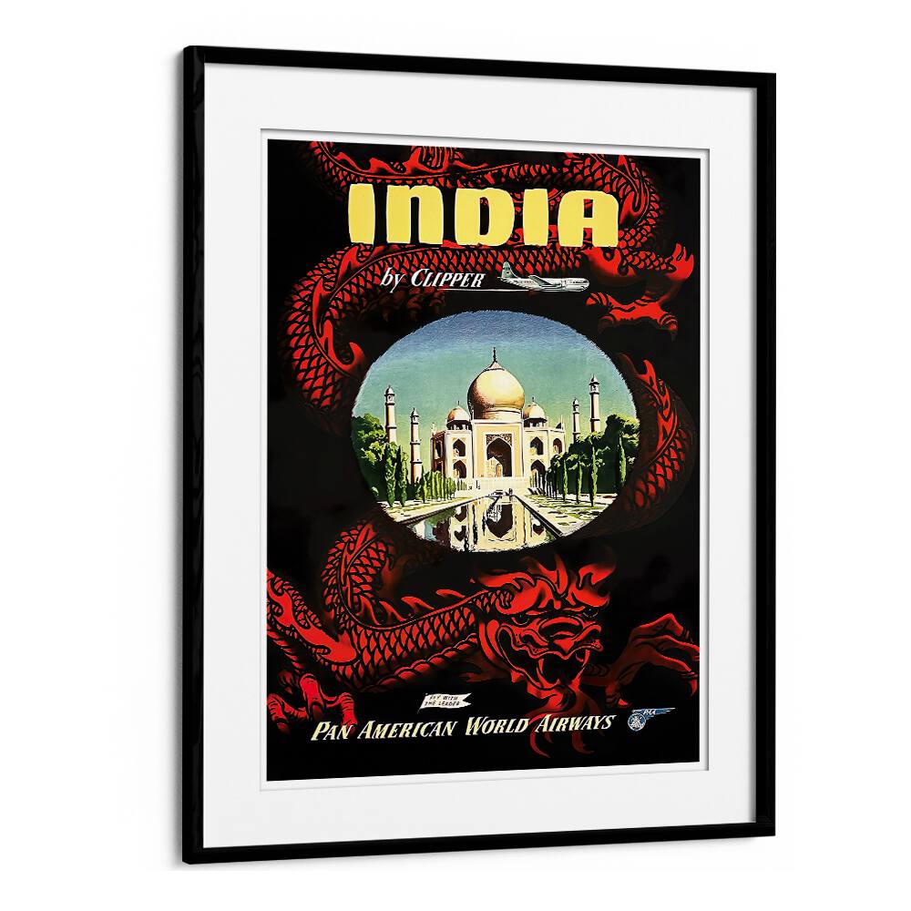 Colorful INDIA I, VINTAGE TRAVEL POSTERS showcasing India's heritage, perfect for enhancing your living space.