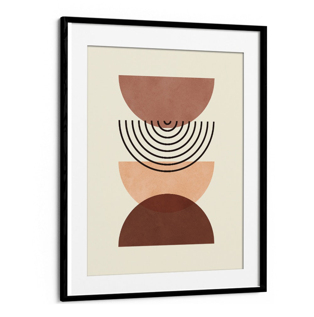 Elegant LINES AND CIRCLES II, GEOMETRIC ART PRINTS showcase a harmonious blend of shapes and colors for modern decor.