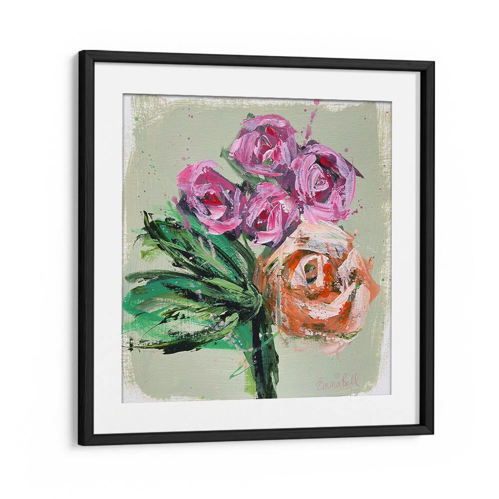 Vibrant Pink Roses, Floral Flower Paintings bring elegance and charm to your home decor with stunning colors and designs.