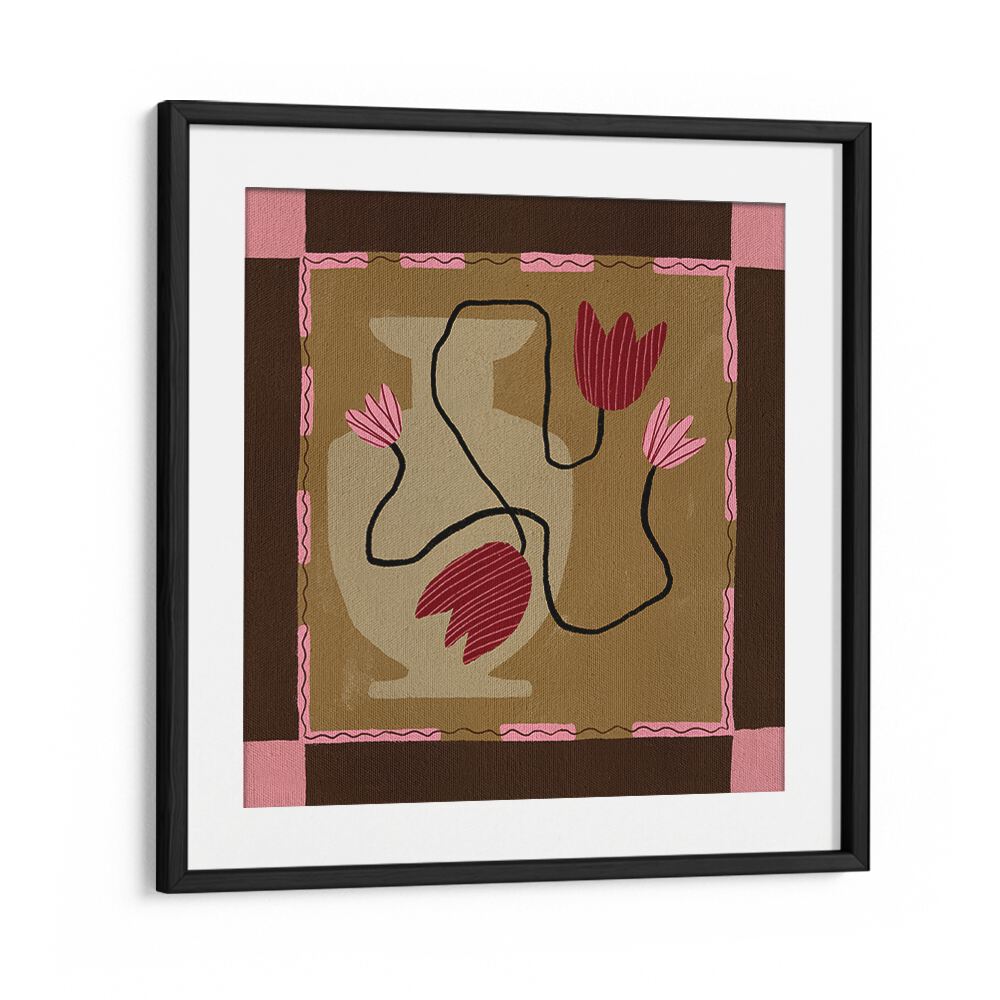 Vibrant OUT OF VASE BLOOMS IV, FLORAL FLOWER PAINTINGS, perfect for enhancing contemporary home decor.