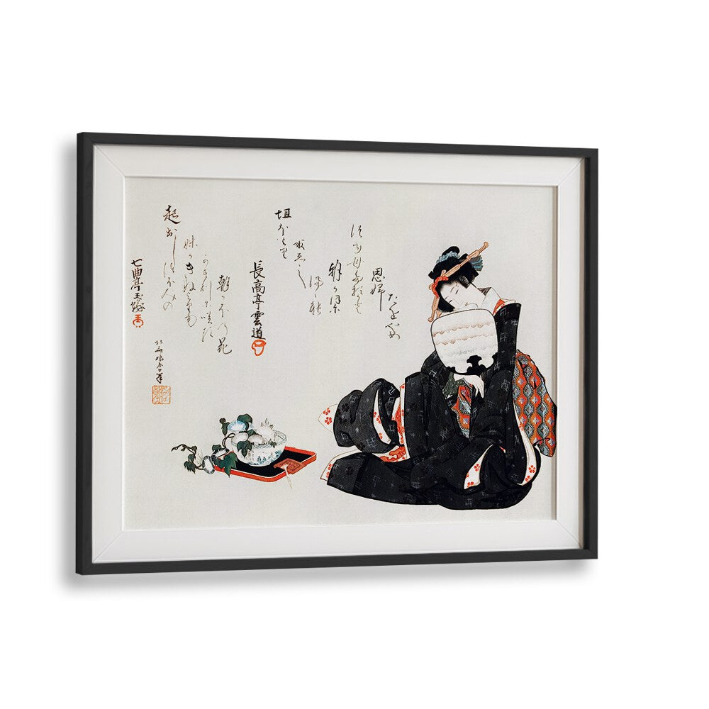 JAPANESE WOMAN III, VINTAGE PAINTINGS