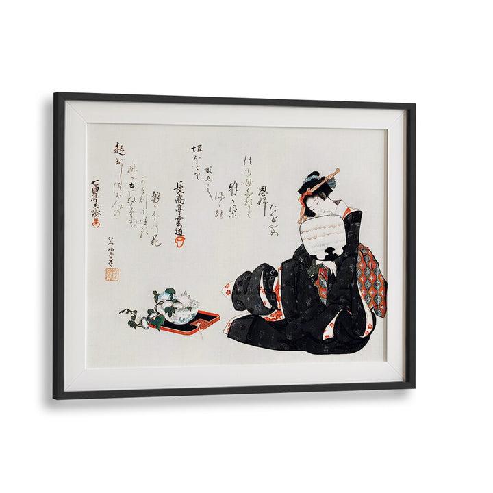 JAPANESE WOMAN III, VINTAGE PAINTINGS