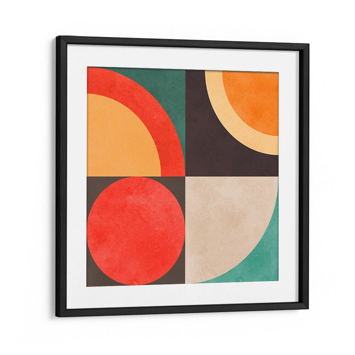 CIRCLES HARMONY XII, GEOMETRIC ART PRINTS features vibrant colors in a stunning geometric design to enhance your space.