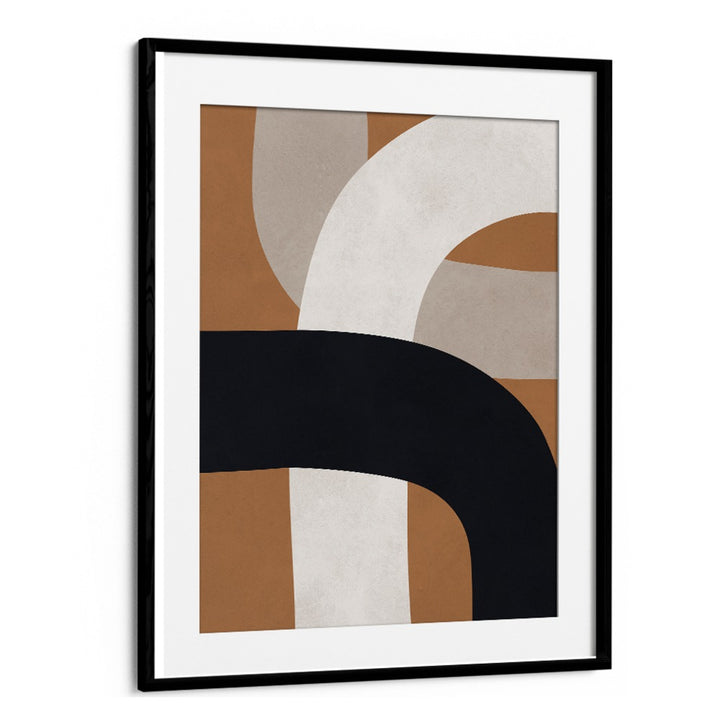 Sophisticated UNDULATING CURVES VIII, GEOMETRIC ART PRINTS showcase striking design and elegance for modern decor.