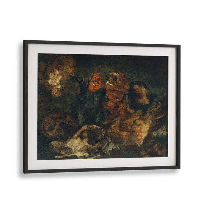 AFTER DELACROIX'S "BARK OF DANTE"  , VINTAGE PAINTINGS