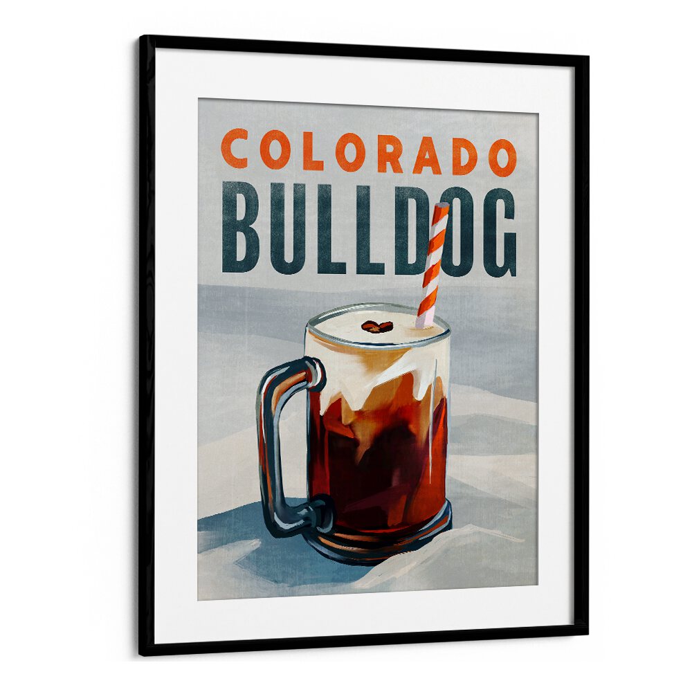 Stylish Colorado Bulldog, Bar & Cafe art print, perfect for enhancing any cafe-inspired space.