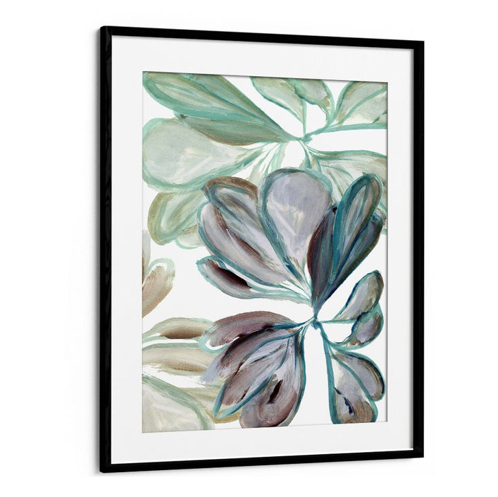 Elegant AQUA FLORAL I, FLORAL FLOWER PAINTINGS showcasing vibrant brushstrokes for your creative space decor.