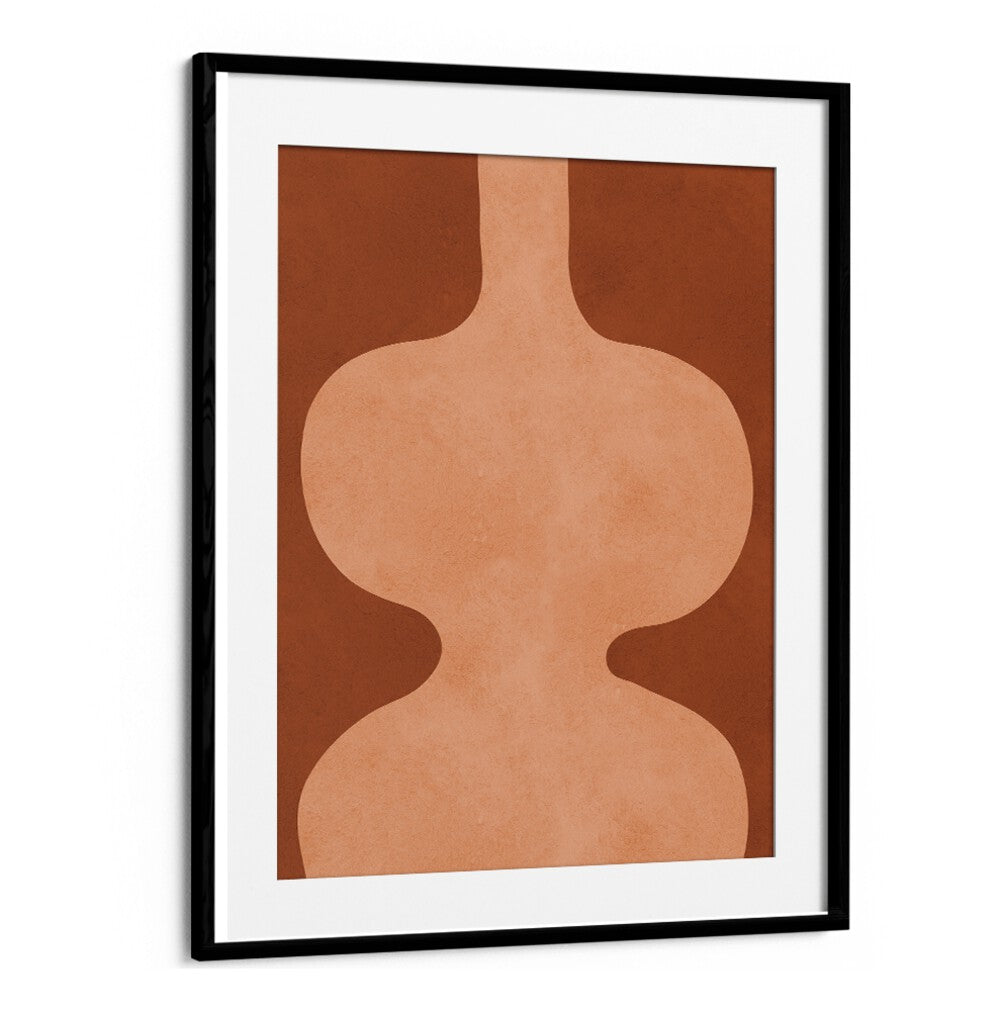 Stylish TRIBAL VI, GEOMETRIC ART PRINTS featuring abstract shapes in warm tones, perfect for modern decor.