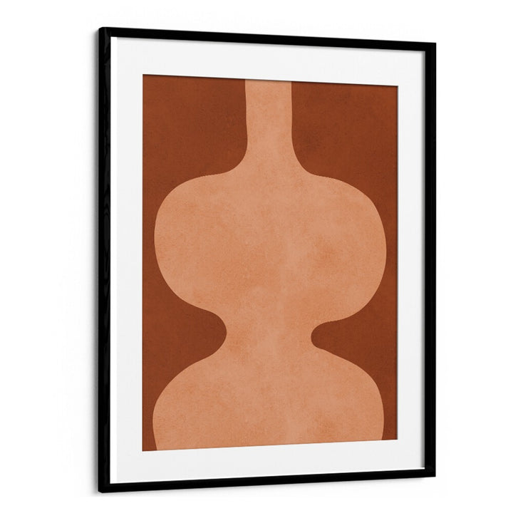 Stylish TRIBAL VI, GEOMETRIC ART PRINTS featuring abstract shapes in warm tones, perfect for modern decor.