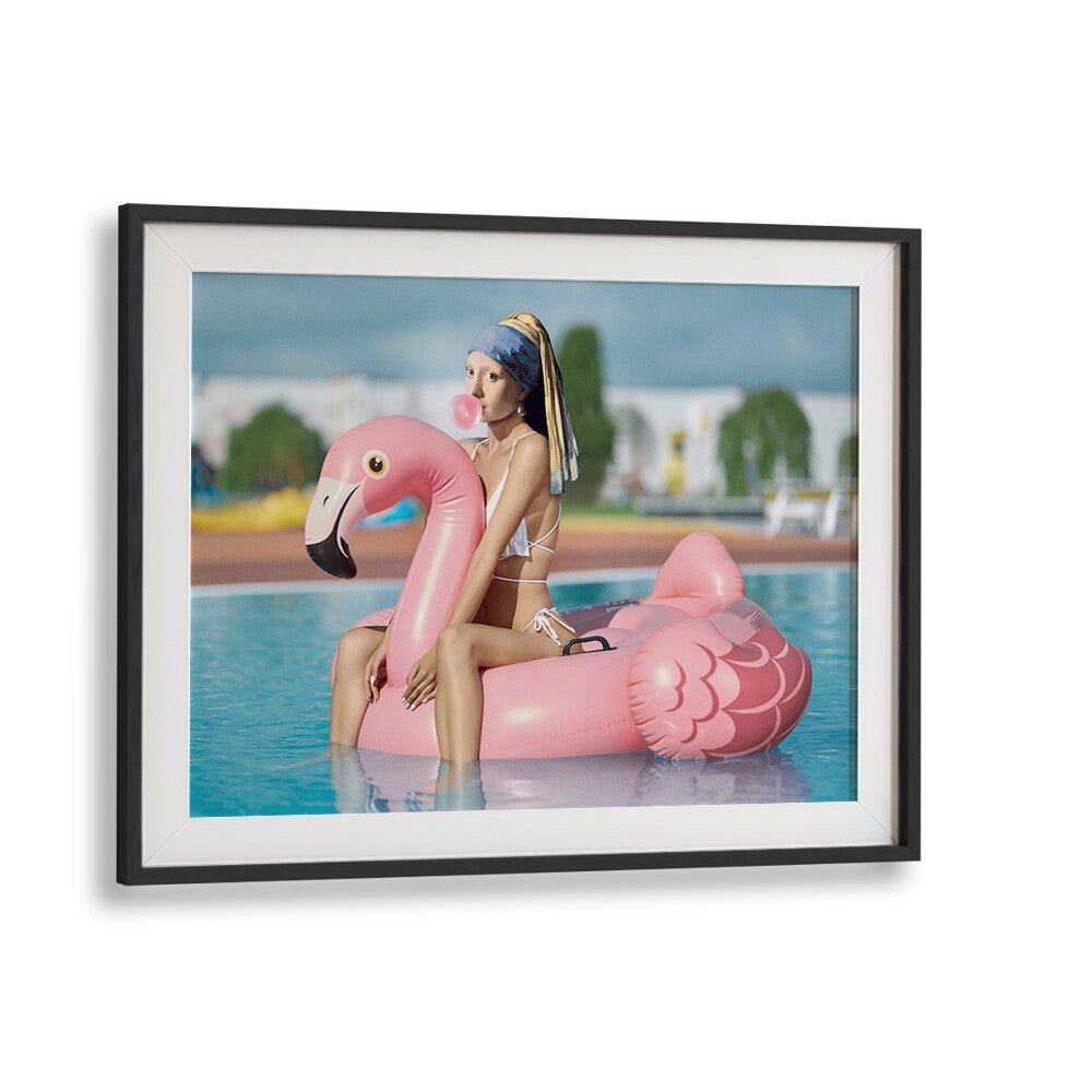 SEXY PEARL, ALTERED ART PRINTS by DIKHOTOMY adds vibrant charm and unique flair to your decor. Perfect for bold statements.