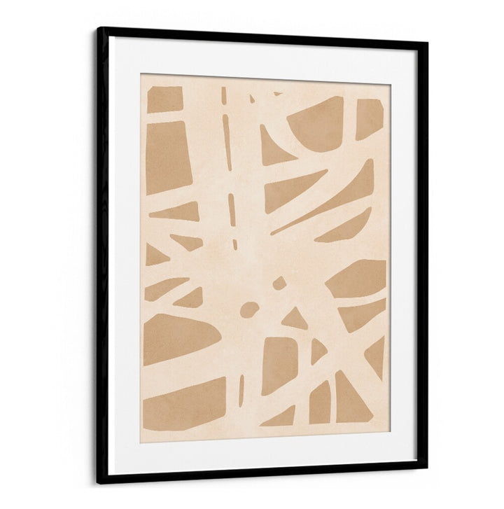 Abstract design featuring expressive lines in warm tones, part of the EXPRESSIVE LINES III, ABSTRACT PAINTINGS collection.