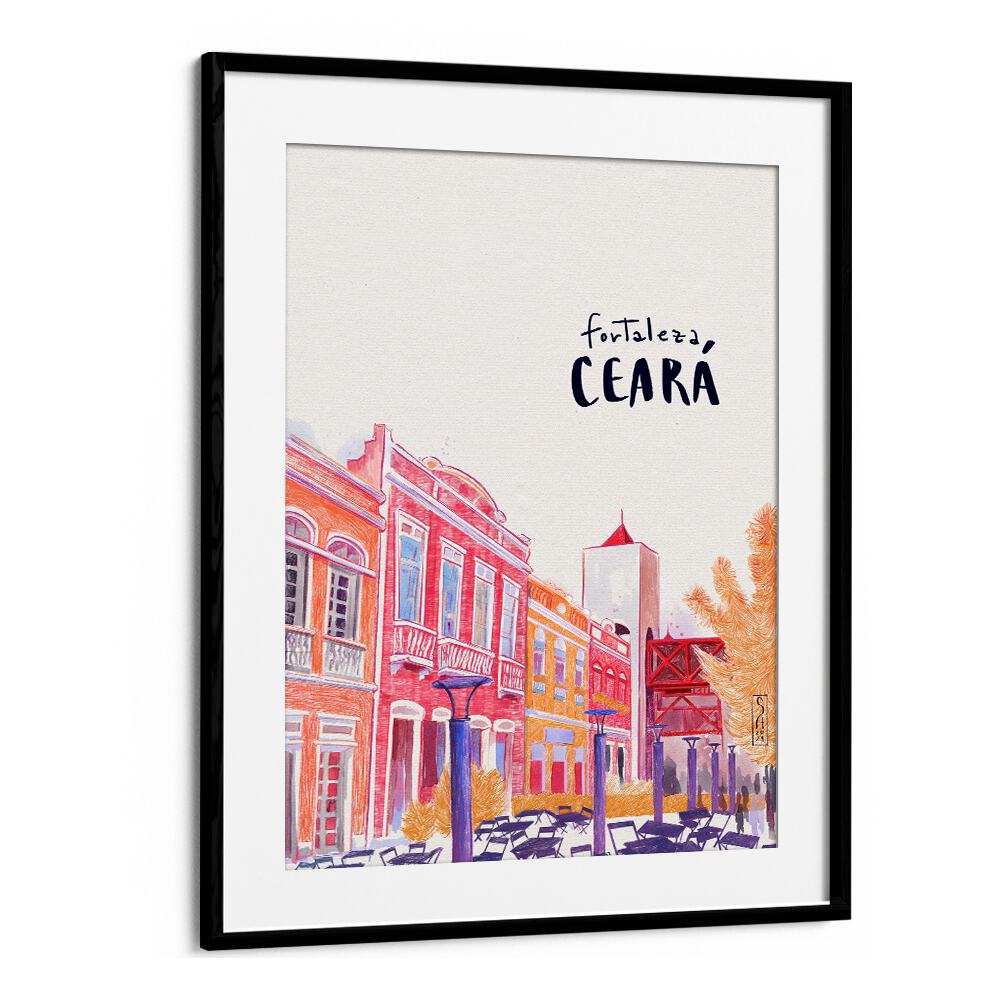 Vibrant FORTALEZA, TRAVEL POSTERS showcasing the beauty of Ceará's architecture and culture. Perfect for any decor!