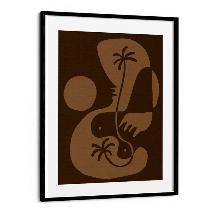 Stylish depiction of nature in THE LAND STORY V, BOHO ART PAINTINGS, perfect for any art lover's collection.