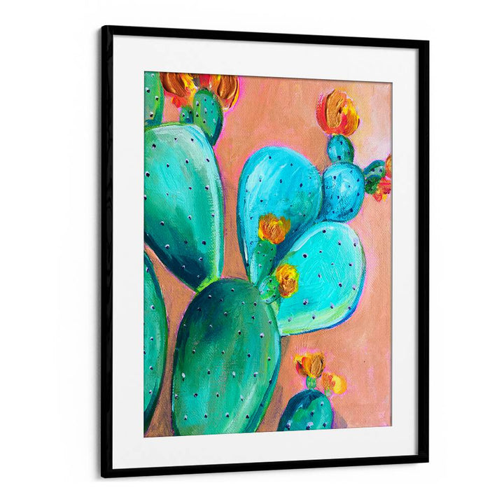 DESERT ROSE III , FLORAL FLOWER PAINTINGS