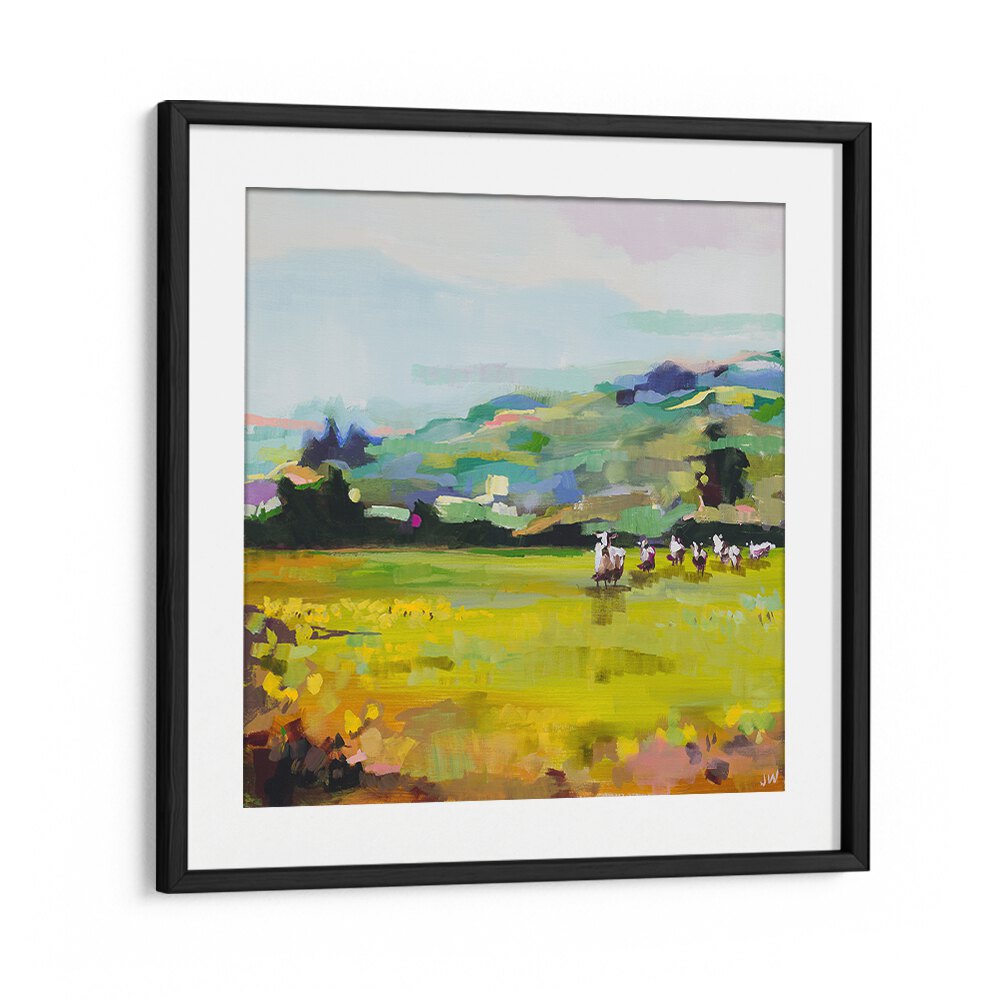 Vibrant PASTURE, LANDSCAPE PAINTINGS bring tranquility and beauty to your home decor with stunning abstract artistry.