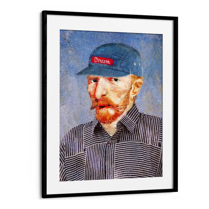 Hipster Vincent altered art prints by Dikhotomy showcase a modern twist on classic aesthetics for art lovers.