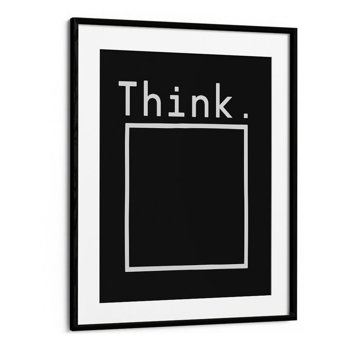 Transform your space with OUTSIDE THE BOX, QUOTES typography poster by Florent Bodart, inspiring creativity daily.