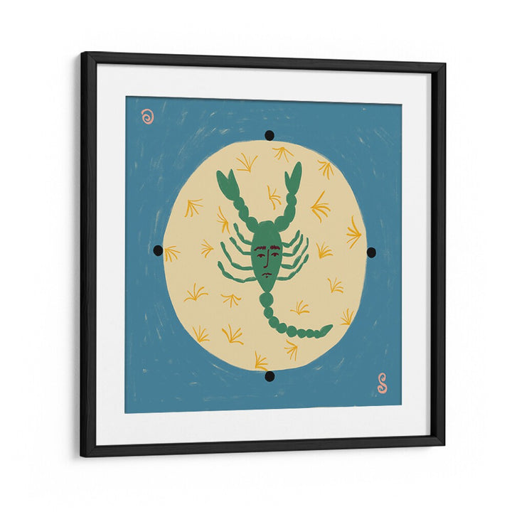 Stylish SCORPIO III, ZODIAC poster showcasing a scorpion design, perfect for astrology enthusiasts' decor.