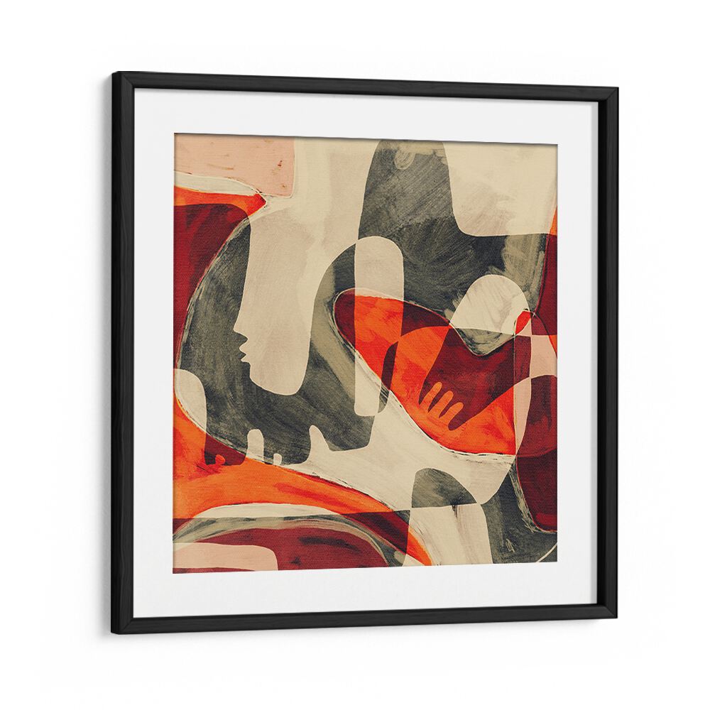 UNFOLDING III, BOHO ART PAINTINGS showcase vibrant abstract designs, perfect for modern home decor. Ideal for art lovers.