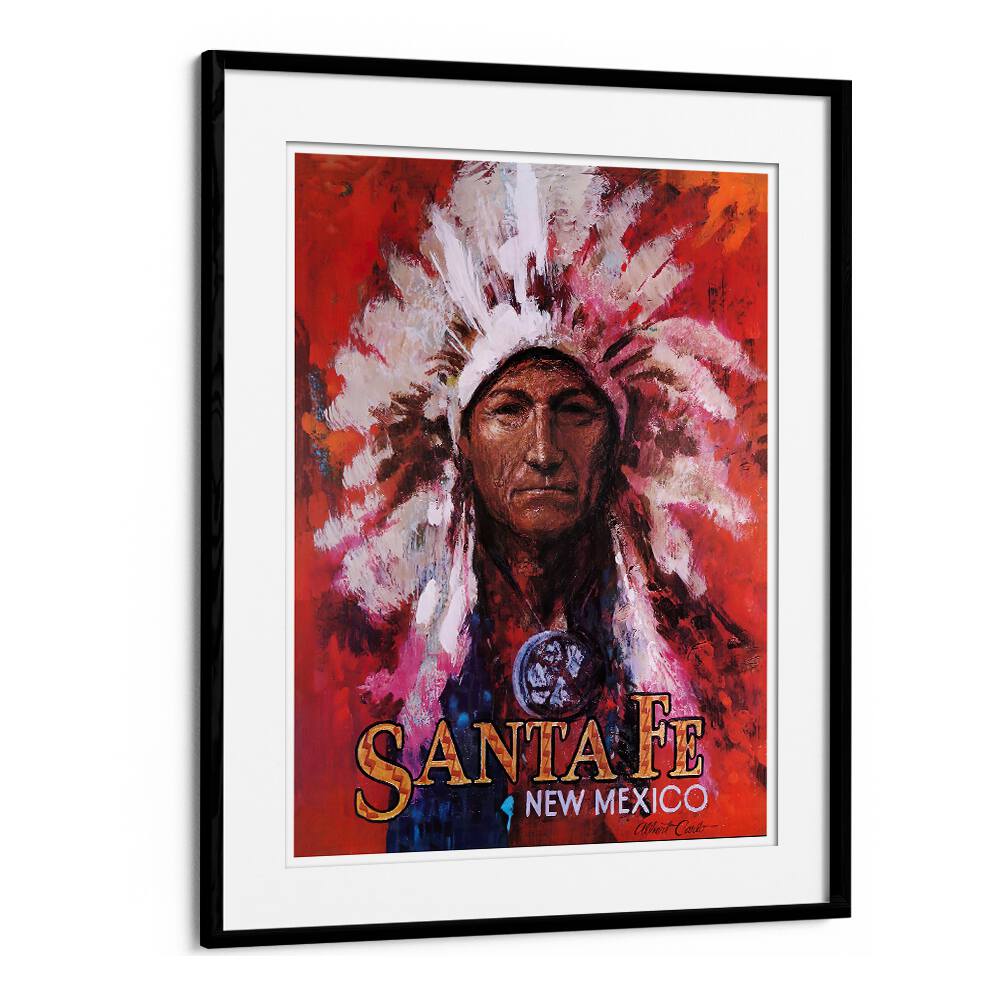 Stunning SANTAFE NEW MEXICO VINTAGE TRAVEL POSTERS showcase rich history and vibrant art for your decor.
