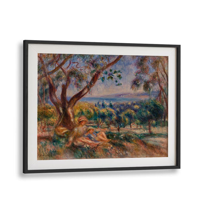 LANDSCAPE WITH FIGURES (1910) , VINTAGE PAINTINGS