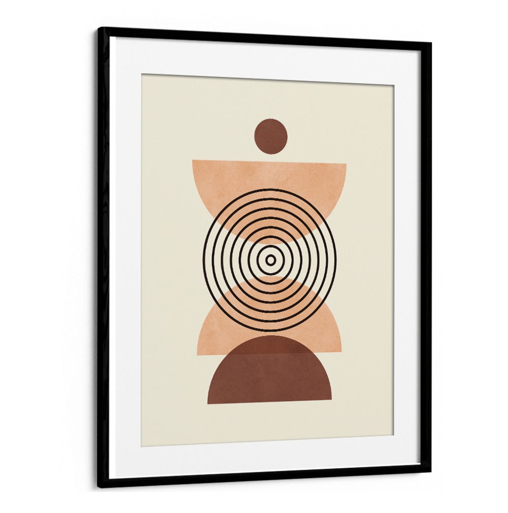 Modern abstract design featuring LINES AND CIRCLES III, BOHO ART PAINTINGS, perfect for enhancing any space.