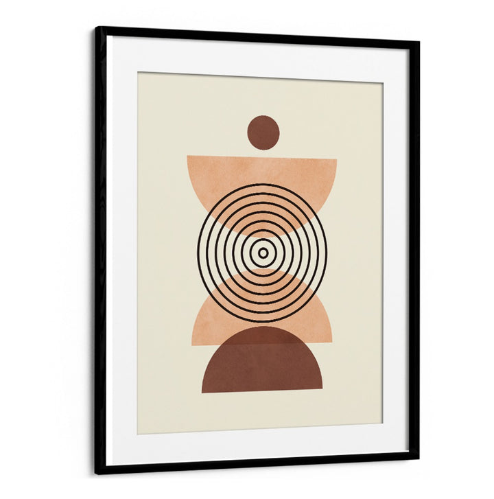 Modern abstract design featuring LINES AND CIRCLES III, BOHO ART PAINTINGS, perfect for enhancing any space.