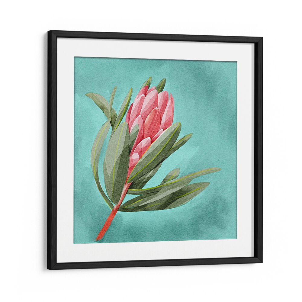 Vibrant PROTEA, FLORAL FLOWER PAINTINGS showcasing elegance and sophistication, perfect for modern decor.