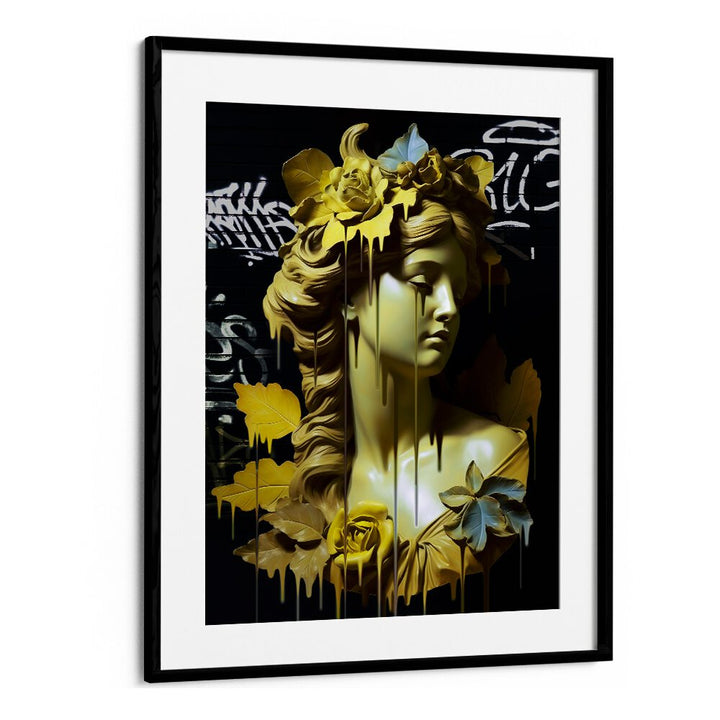 VANDAL HELENA, ALTERED ART PRINTS by DIKHOTOMY showcases a striking blend of art and rebellion in vibrant colors.
