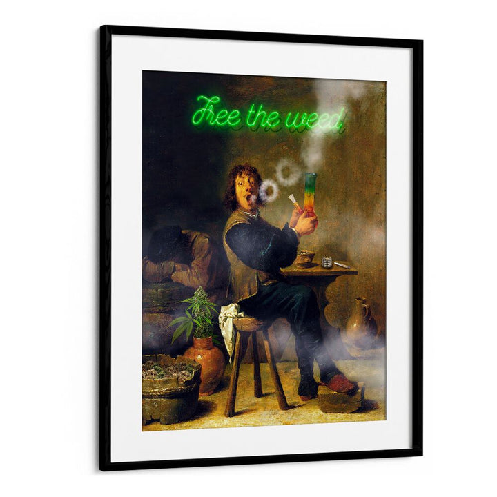 Transform your space with FREE THE WEED, ALTERED ART PRINTS by Dikhotomy, celebrating creativity and unique aesthetics.