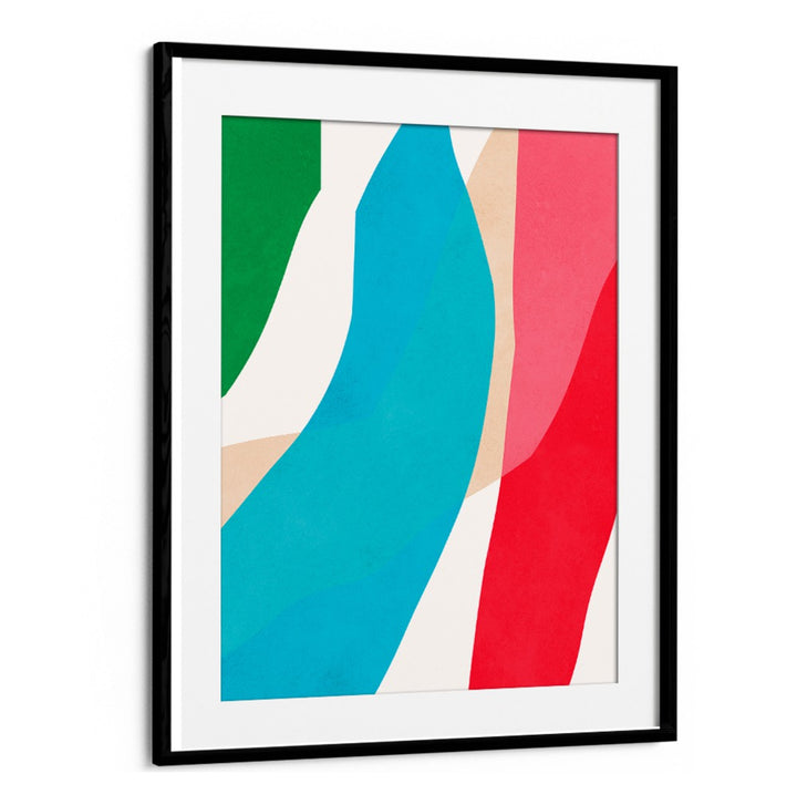 Vibrant EXPRESSIVE STROKES, ABSTRACT PAINTINGS in a sleek frame, perfect for inspiring creativity and enhancing decor.